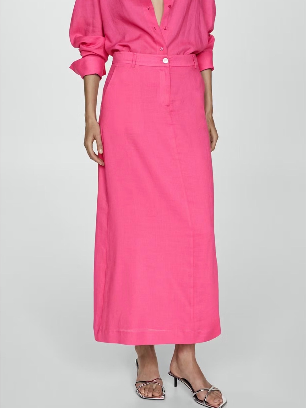 MANGO LONG LYOCELL SKIRT NWT SIZE LARGE